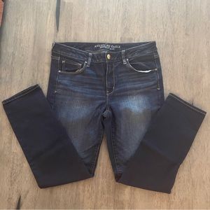 American Eagle Midrise Skinny Jeans Size 14 Regular